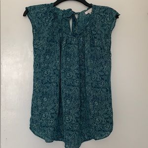 LC Lauren Conrad Pleated Collar Blouse